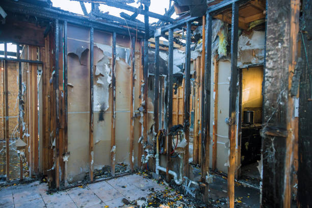 Professional Fire Damage Removal technician working in White Sulphur Springs, WV